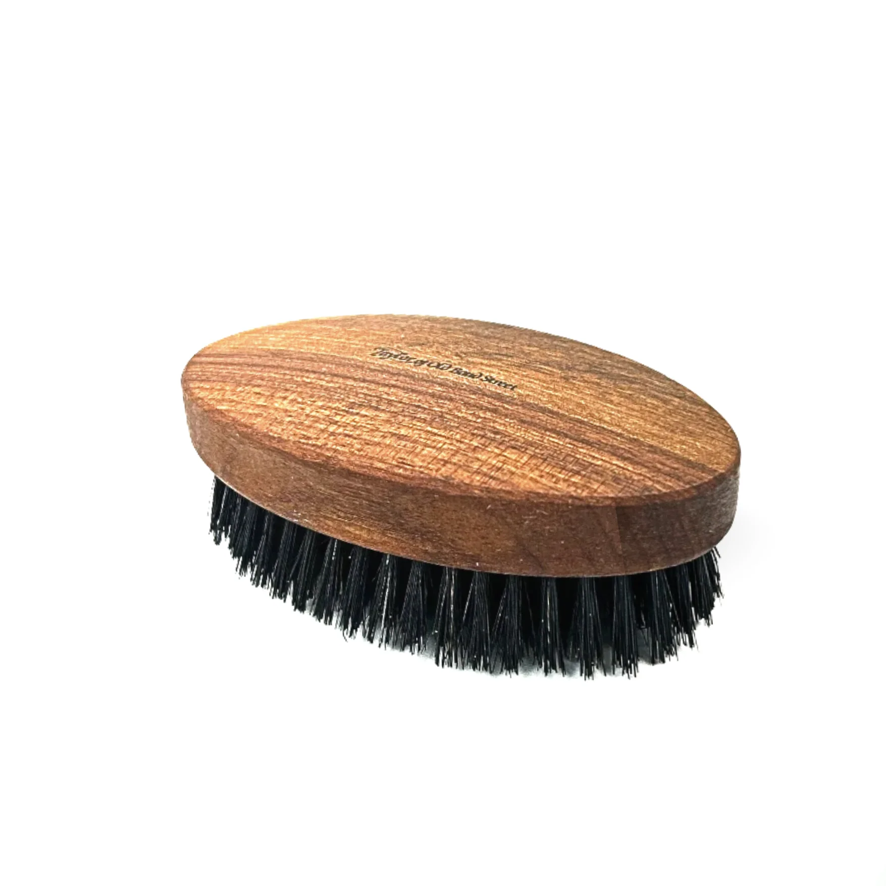 Dark Wood Military Hairbrush