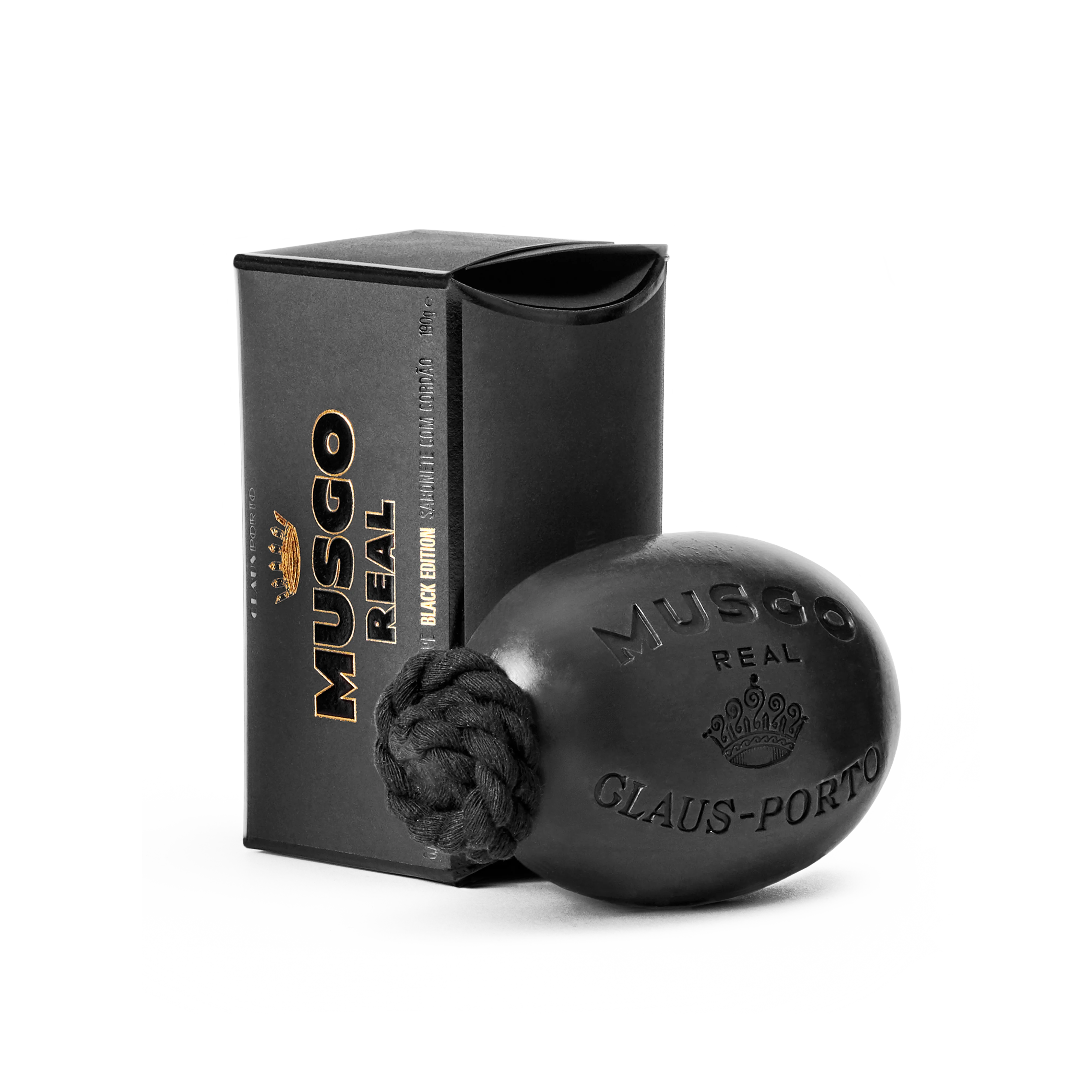 Musgo Real Black Edition Soap on a Rope 190g