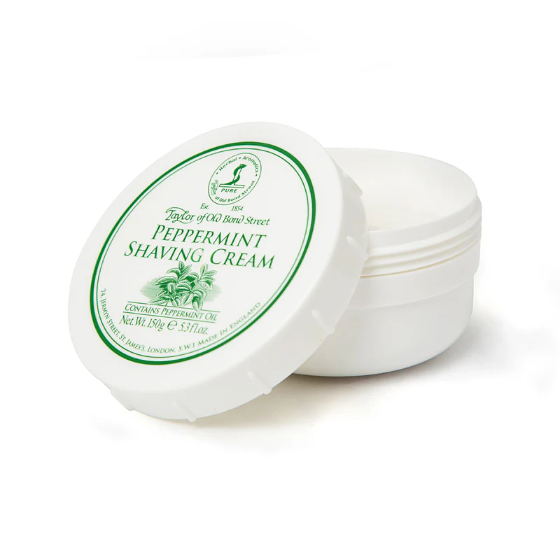 Peppermint Shaving Cream Bowl 150g - Image 2
