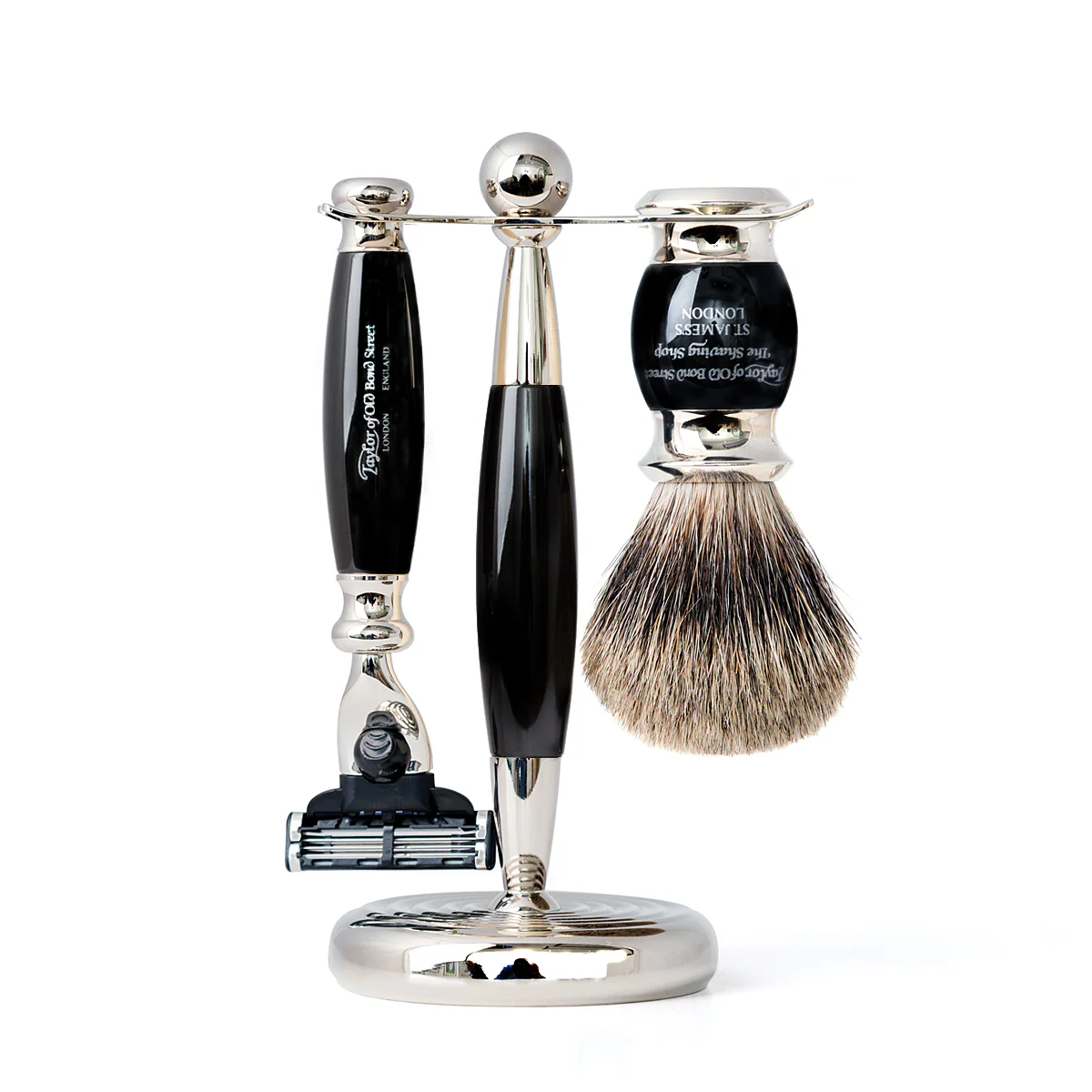 Pure Badger Mach3 Edwardian Shaving Set - Image 2