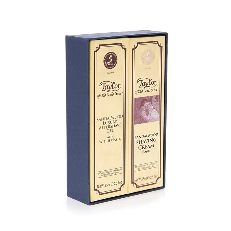 Sandalwood Shaving Cream & Aftershave Gel Gift Box