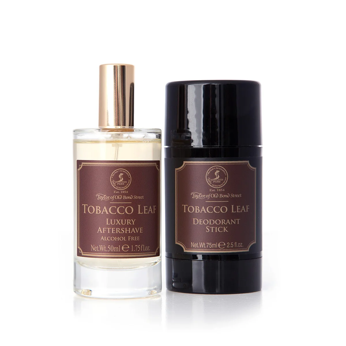 Tobacco Leaf Aftershave and Deodorant Gift Set - Image 2