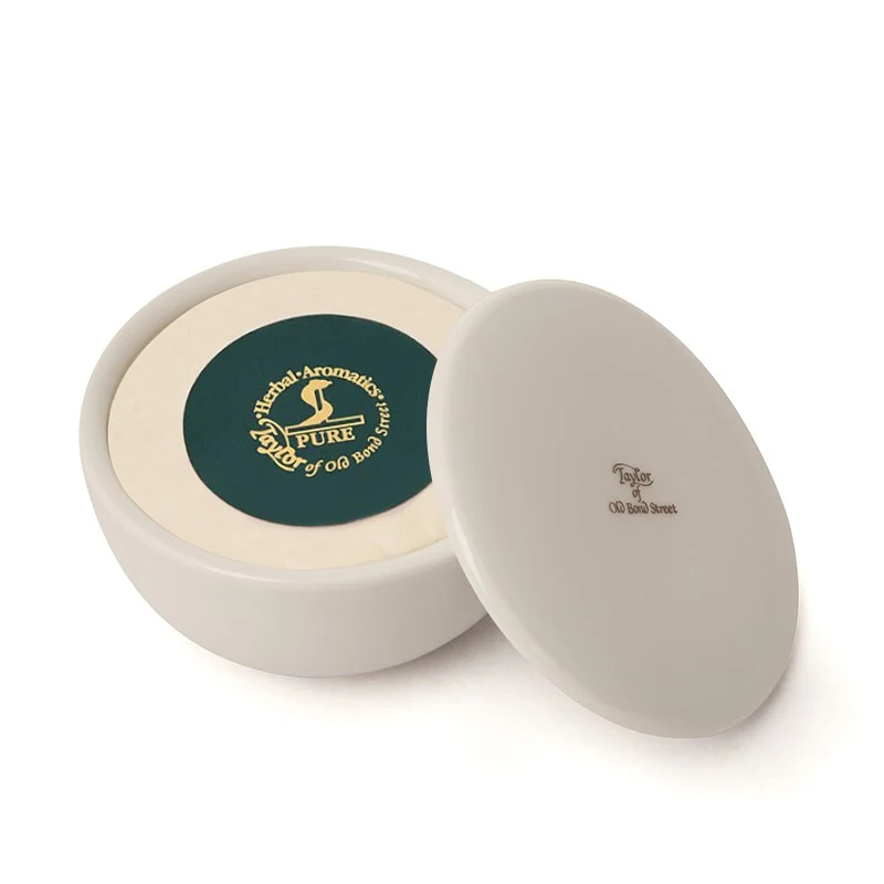 Traditional Shaving Soap Refill 55g in Ceramic Bowl